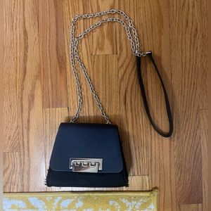 ZAC zac posen mini black crossbody purse